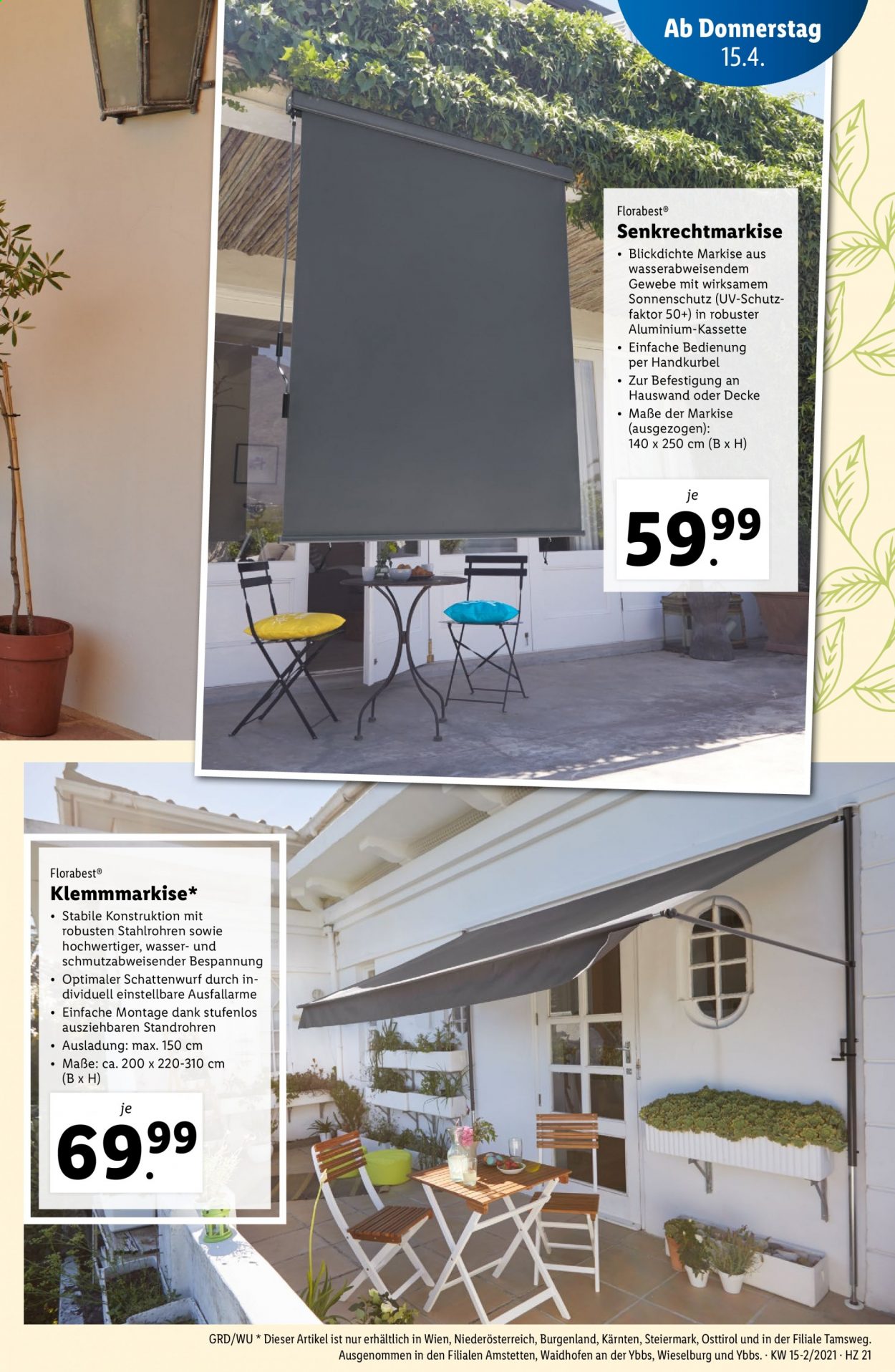 Angebote Lidl - 15.4.2021 - 21.4.2021. Seite 21