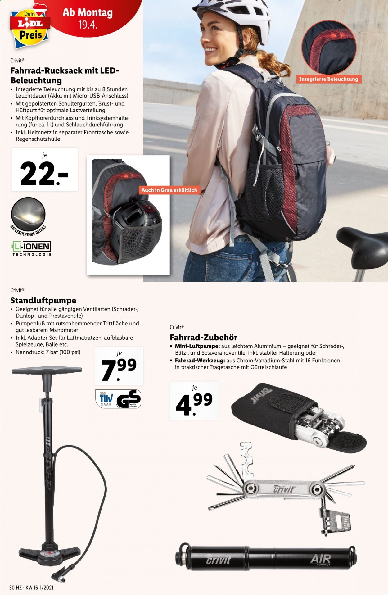 Angebote Lidl - 15.4.2021 - 21.4.2021. Seite 30