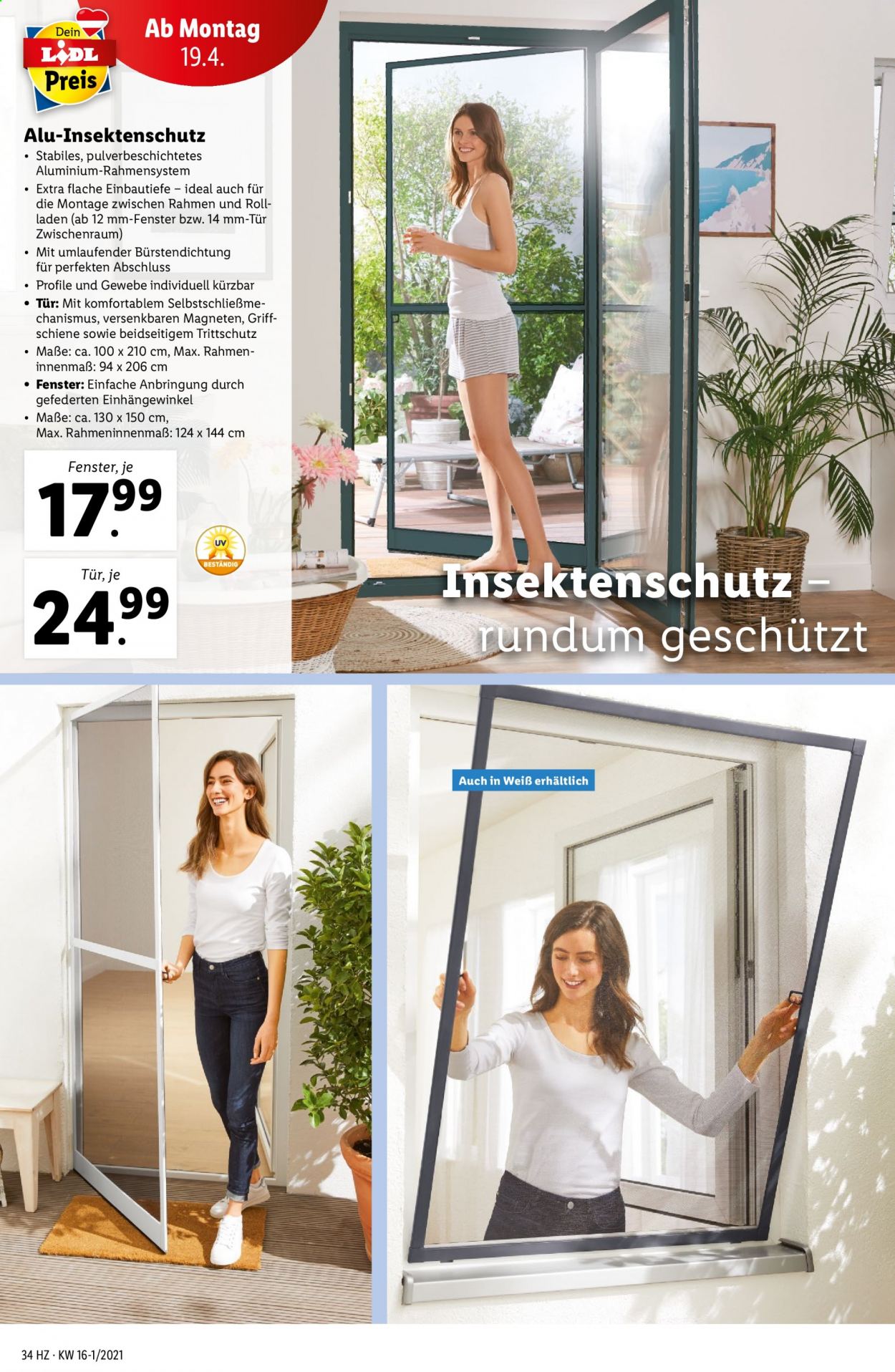 Angebote Lidl - 15.4.2021 - 21.4.2021. Seite 34