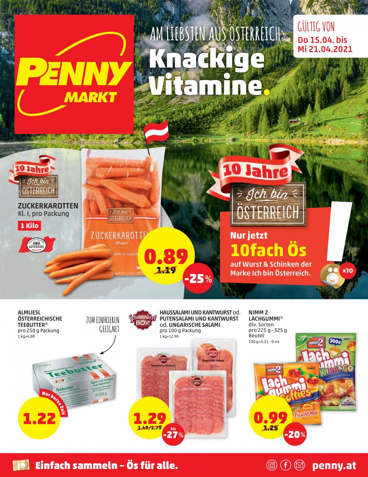 Angebote Penny - 15.4.2021 - 21.4.2021. Seite 1