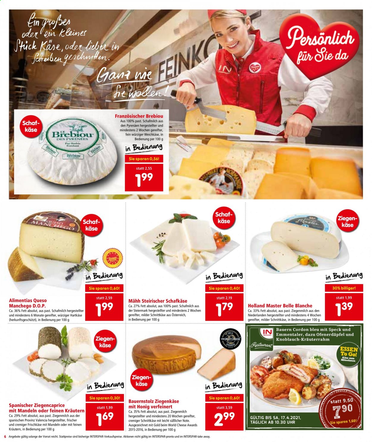 Angebote INTERSPAR - 15.4.2021 - 21.4.2021. Seite 6