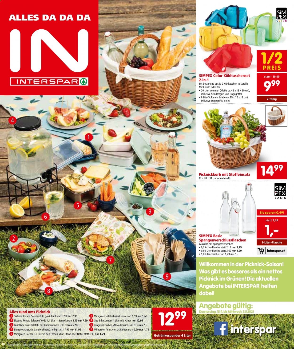 Angebote INTERSPAR - 15.4.2021 - 21.4.2021. Seite 10