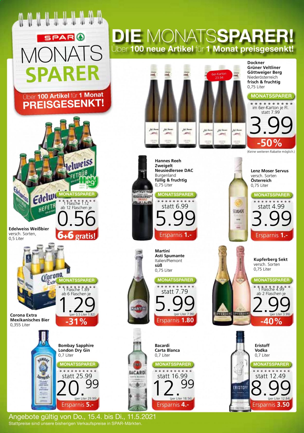 Angebote SPAR - 15.4.2021 - 21.4.2021. Seite 8