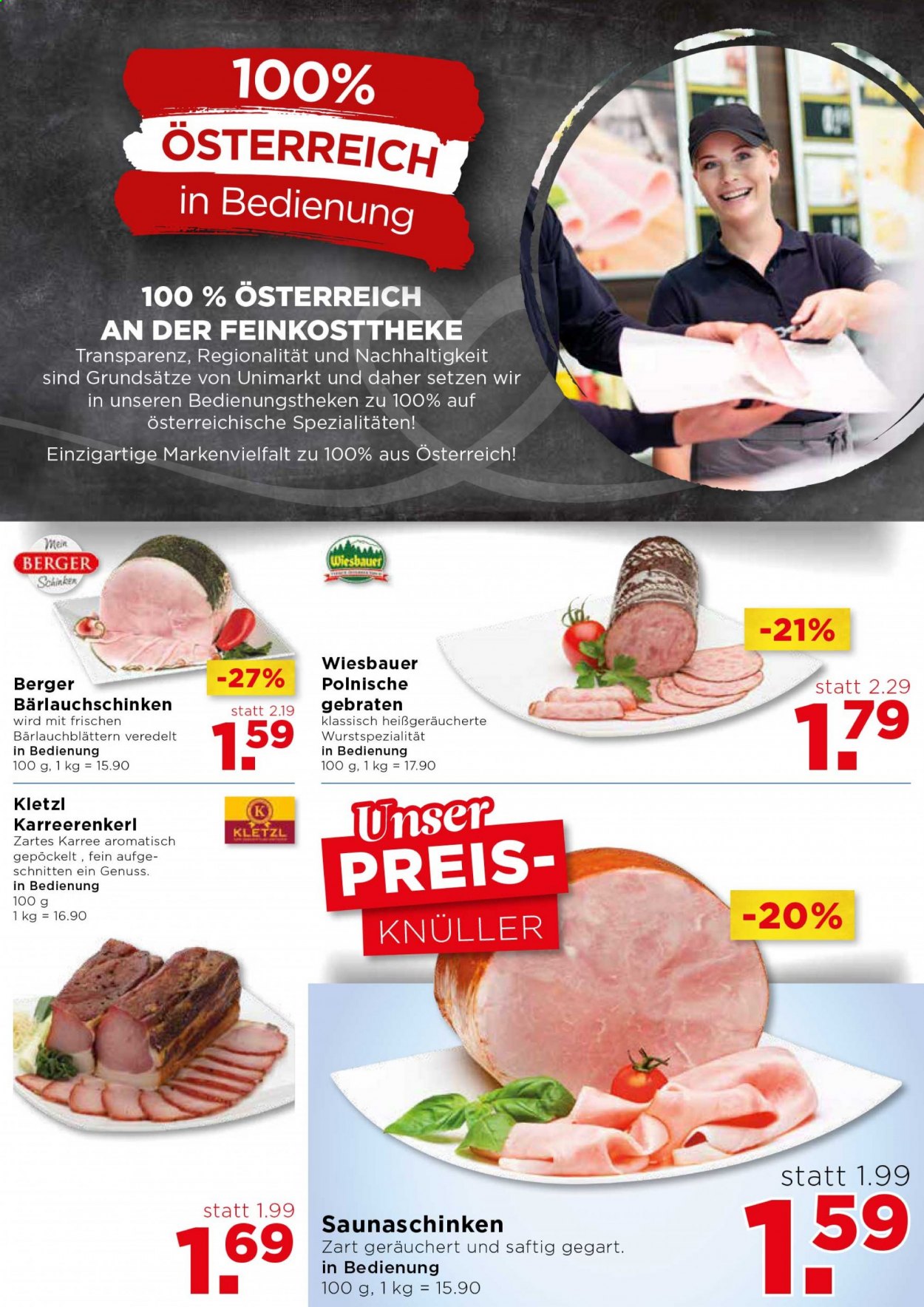 Angebote UNIMARKT - 14.4.2021 - 20.4.2021. Seite 7