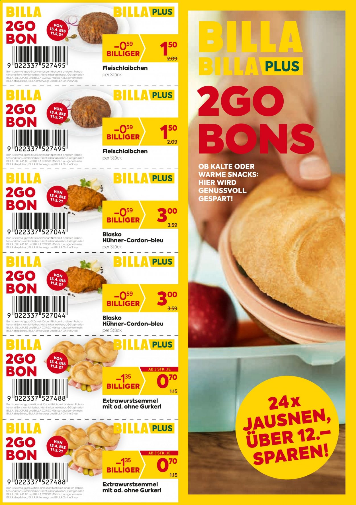 Angebote Billa - 15.4.2021 - 11.5.2021. Seite 1