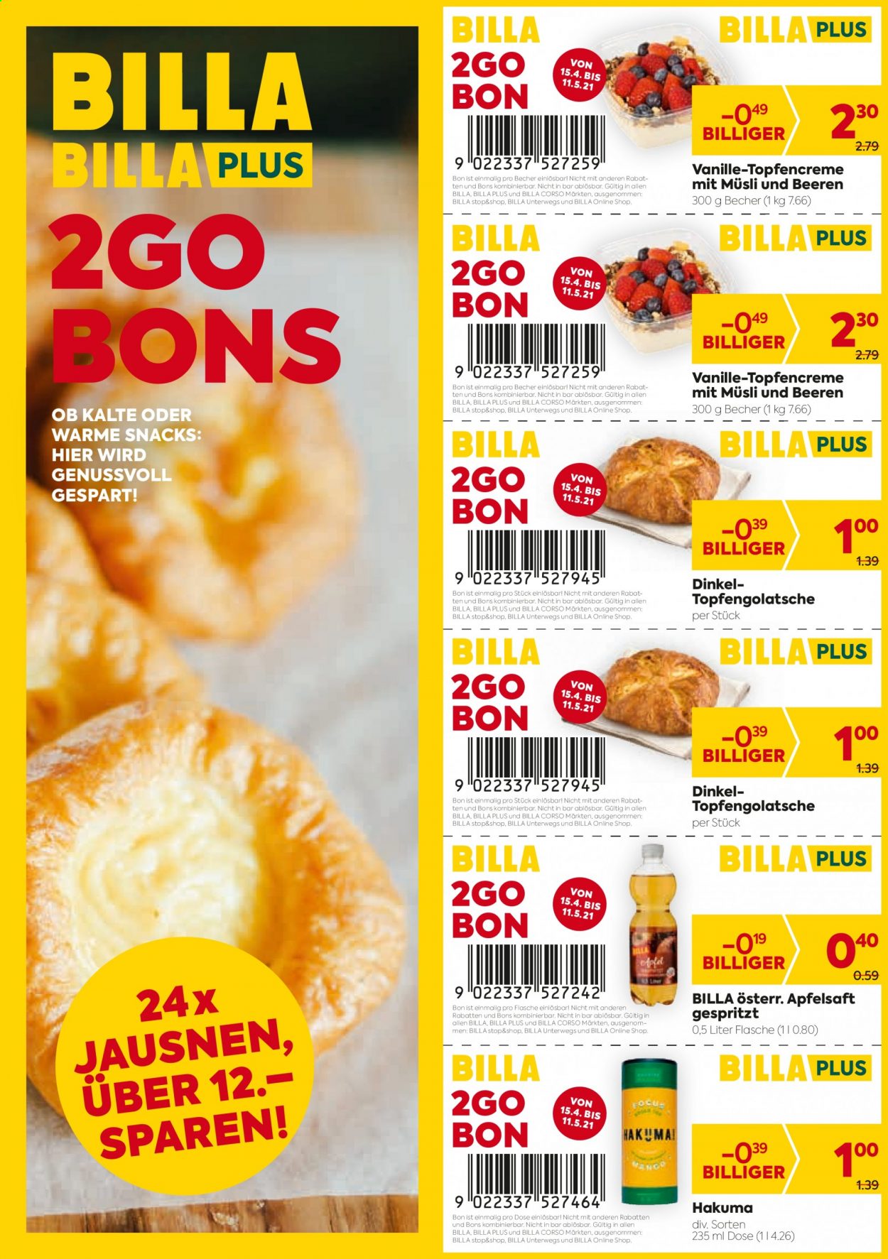Angebote Billa - 15.4.2021 - 11.5.2021. Seite 4