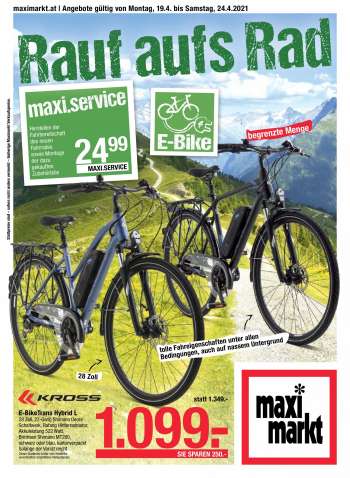 Angebote Maximarkt - 19.4.2021 - 24.4.2021.