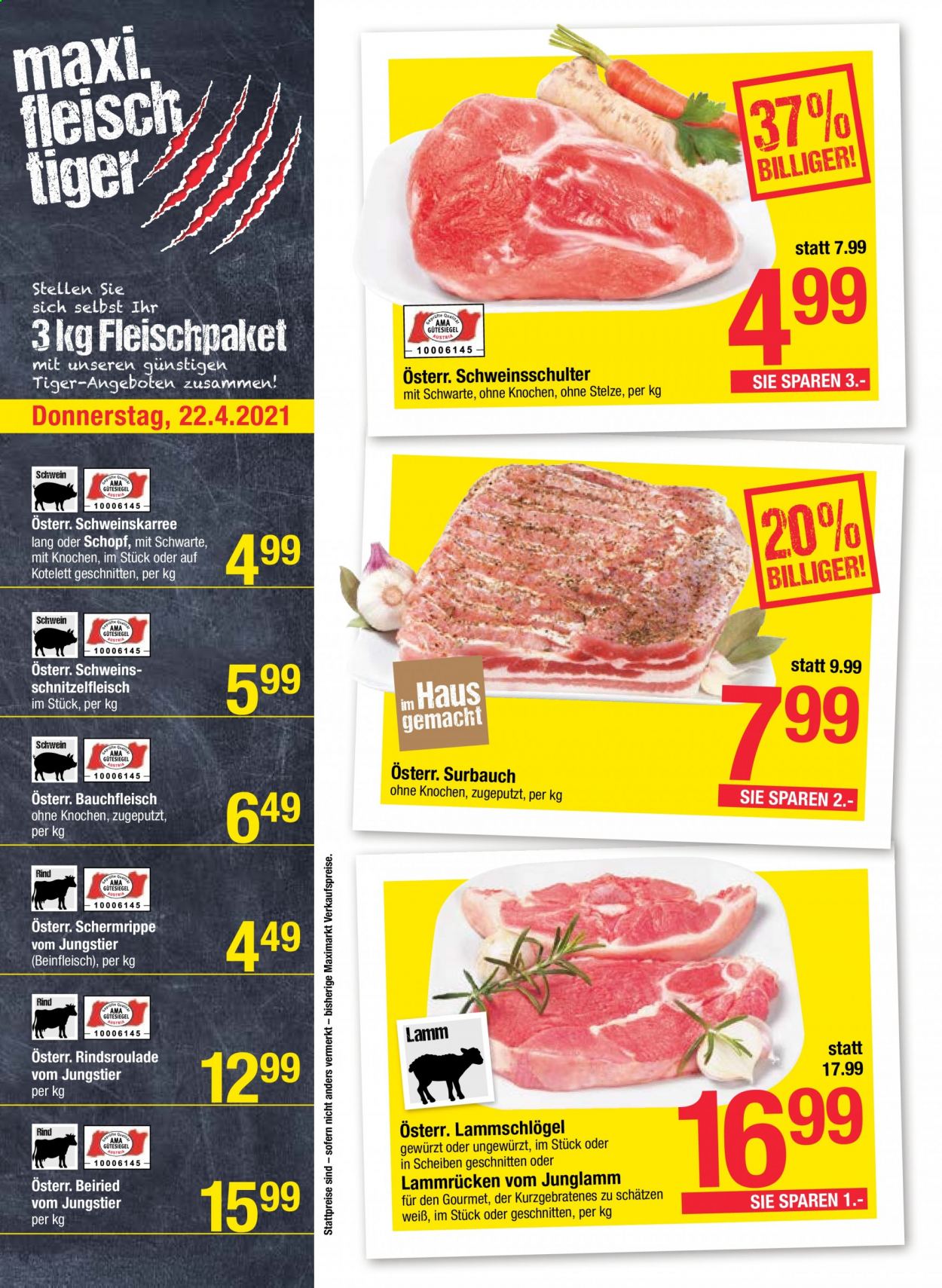 Angebote Maximarkt - 19.4.2021 - 24.4.2021. Seite 14