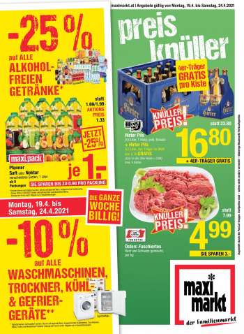 Angebote Maximarkt - 19.4.2021 - 24.4.2021.