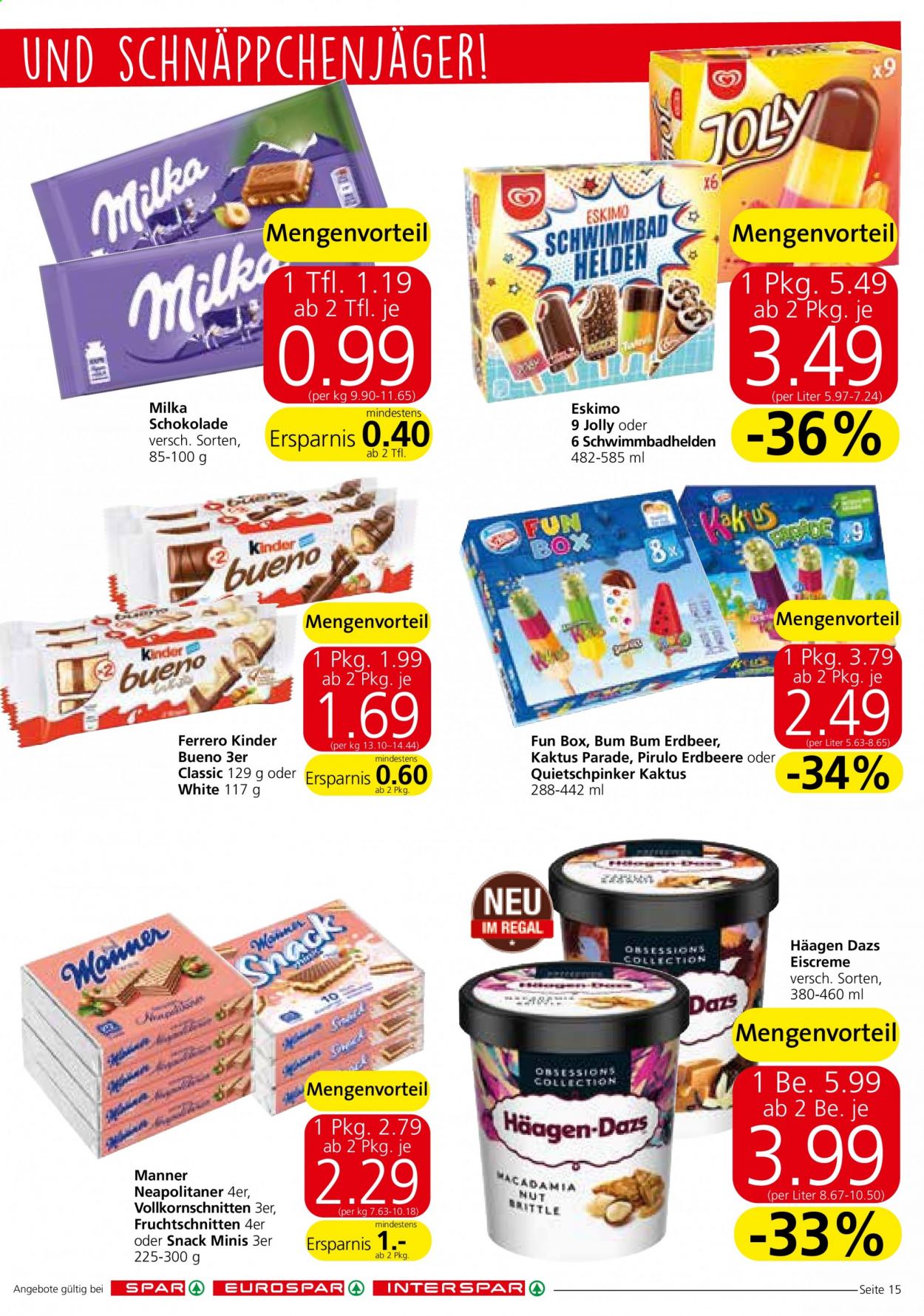 Angebote INTERSPAR - 22.4.2021 - 5.5.2021. Seite 15