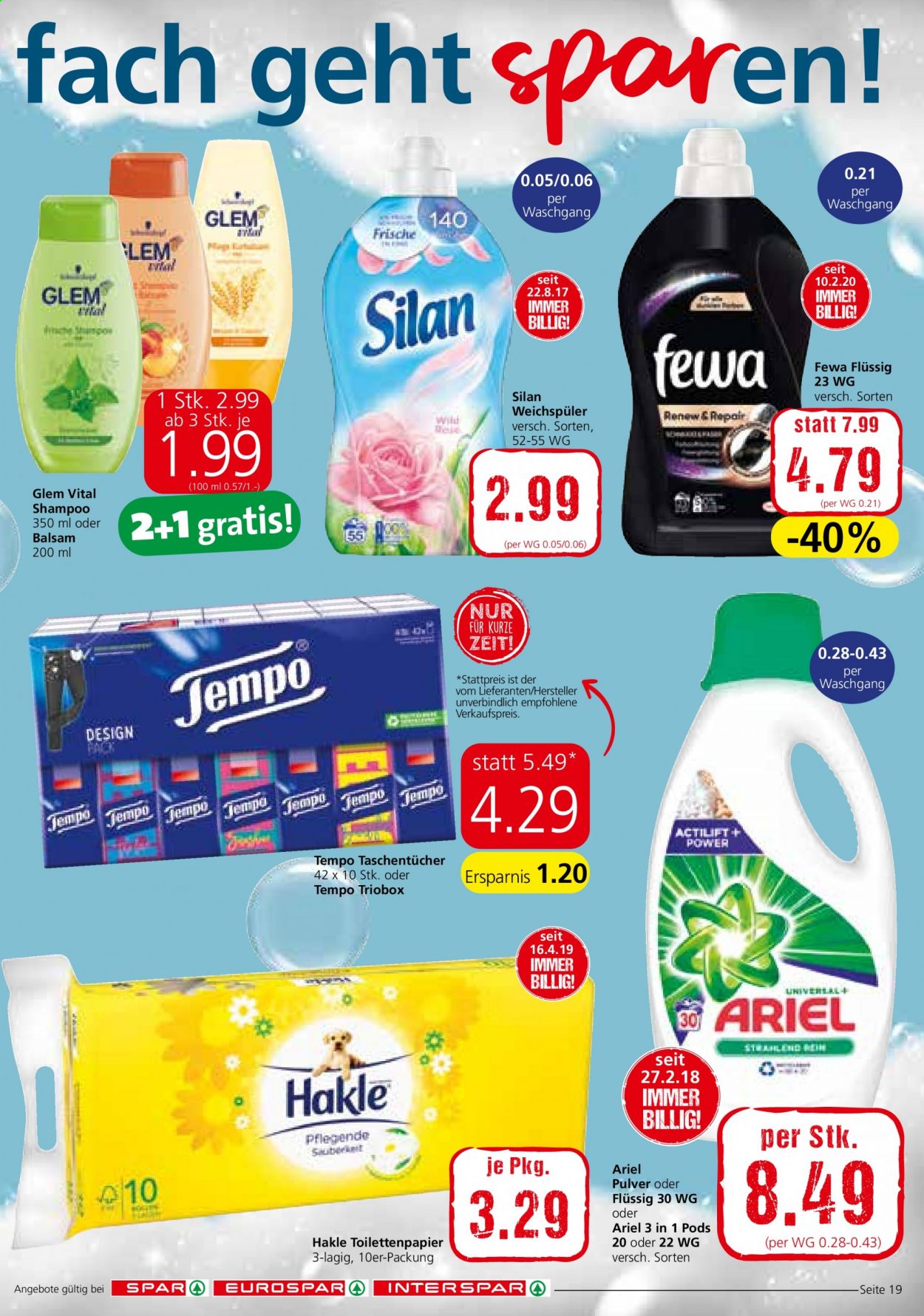 Angebote INTERSPAR - 22.4.2021 - 5.5.2021. Seite 19