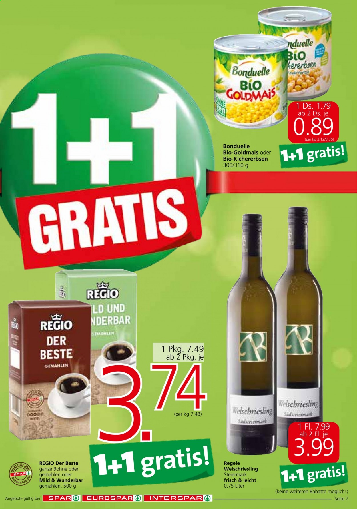 Angebote INTERSPAR - 22.4.2021 - 5.5.2021. Seite 7