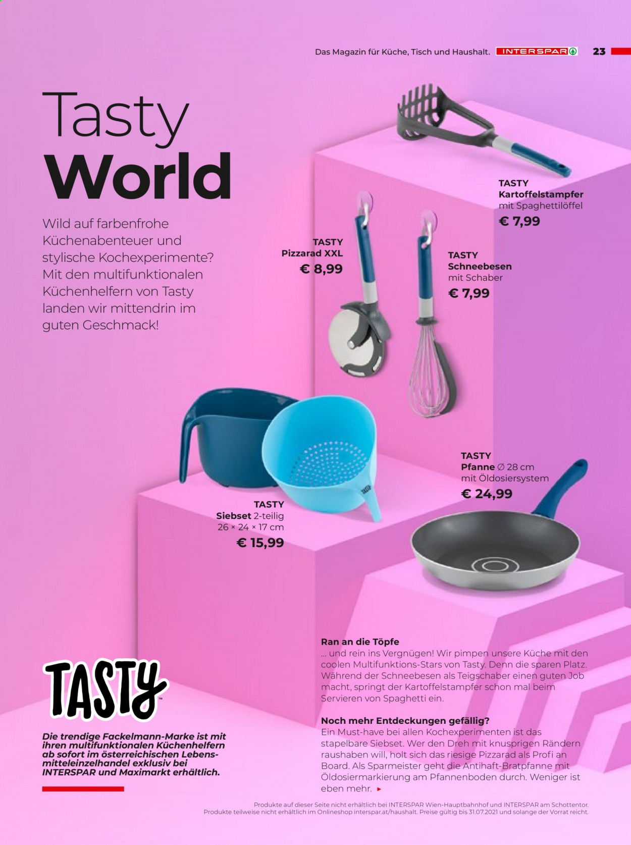 Angebote INTERSPAR - 22.4.2021 - 31.7.2021. Seite 23