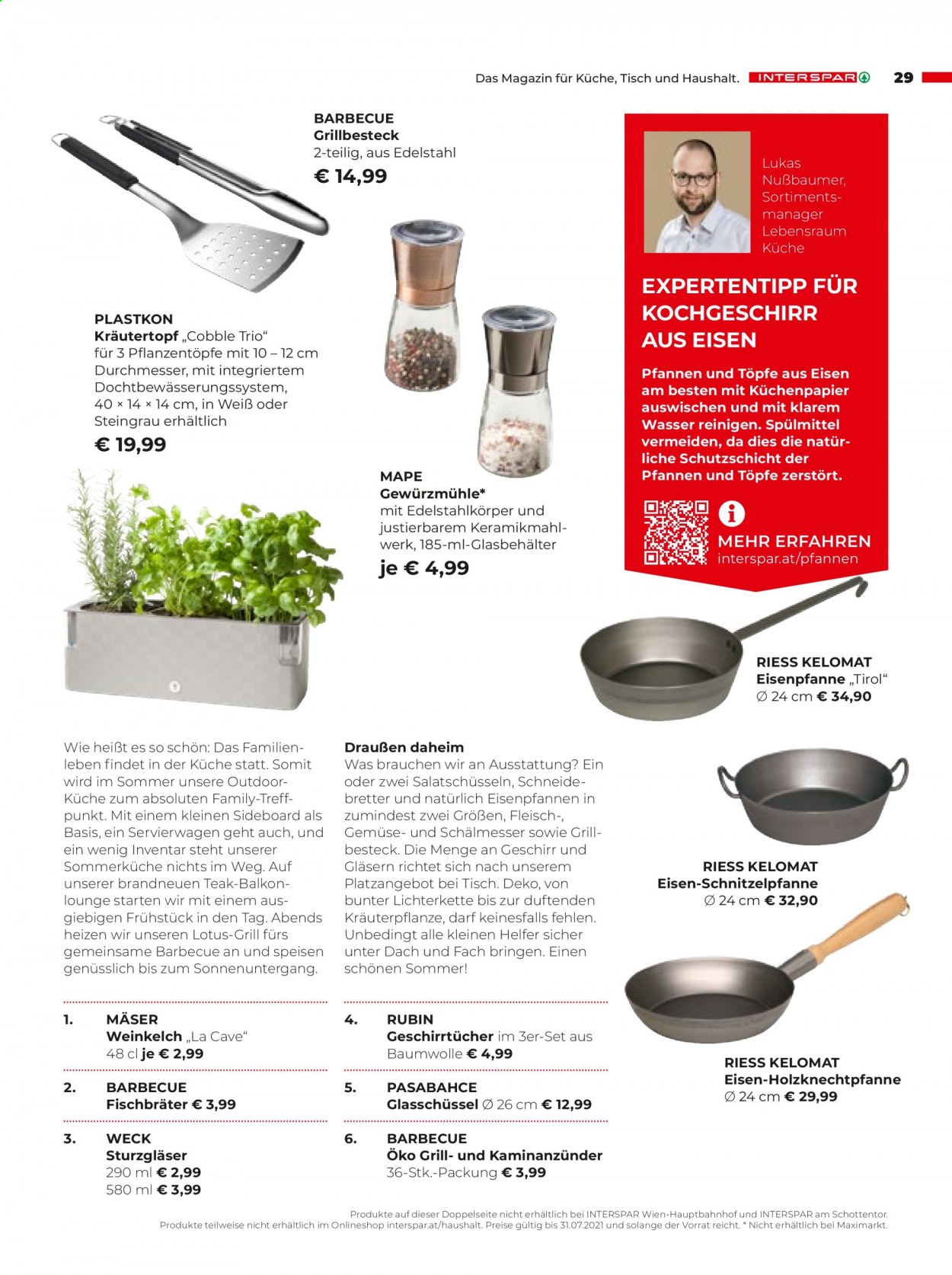 Angebote INTERSPAR - 22.4.2021 - 31.7.2021. Seite 29