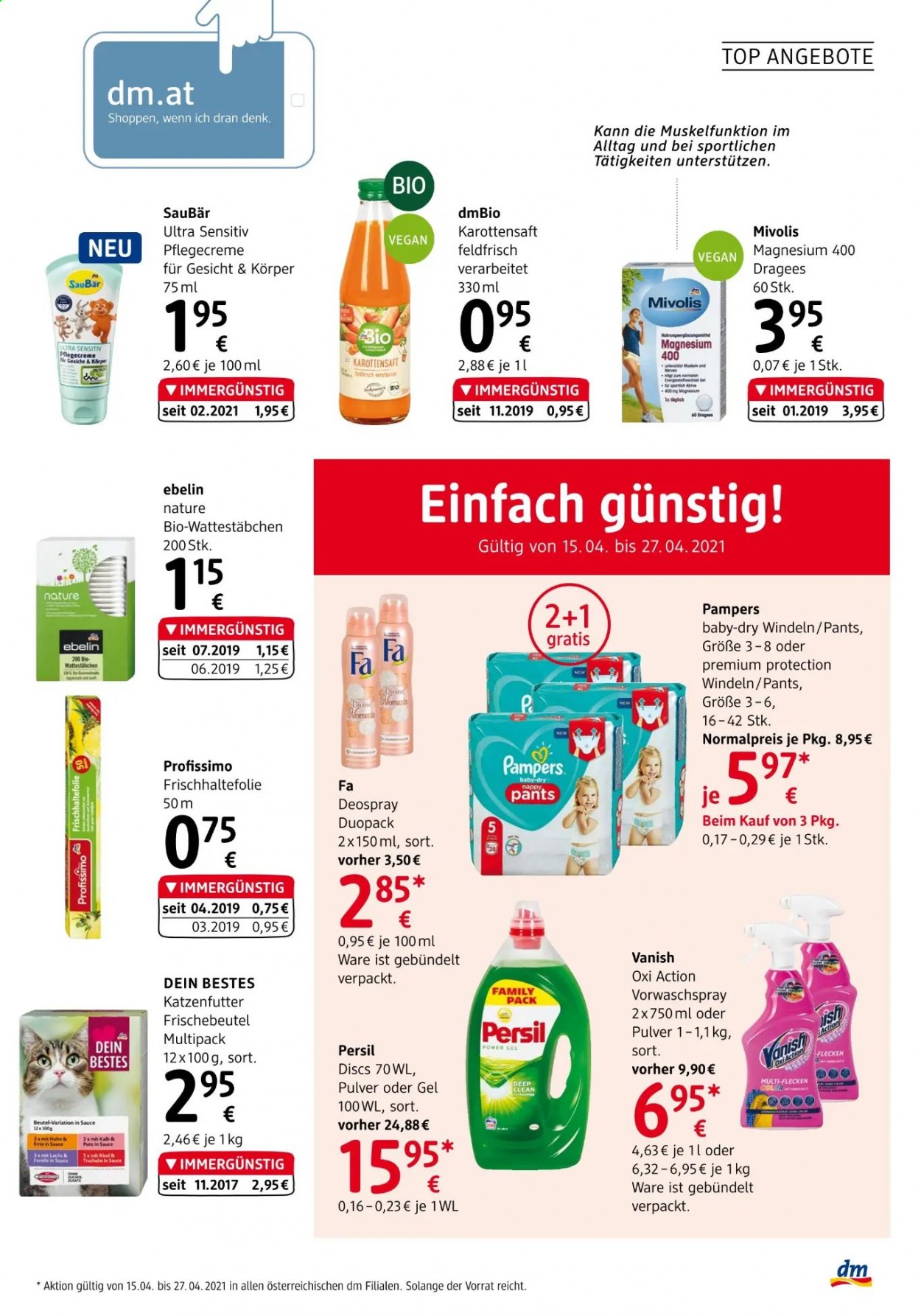 Angebote dm drogerie - 1.4.2021 - 30.4.2021. Seite 23