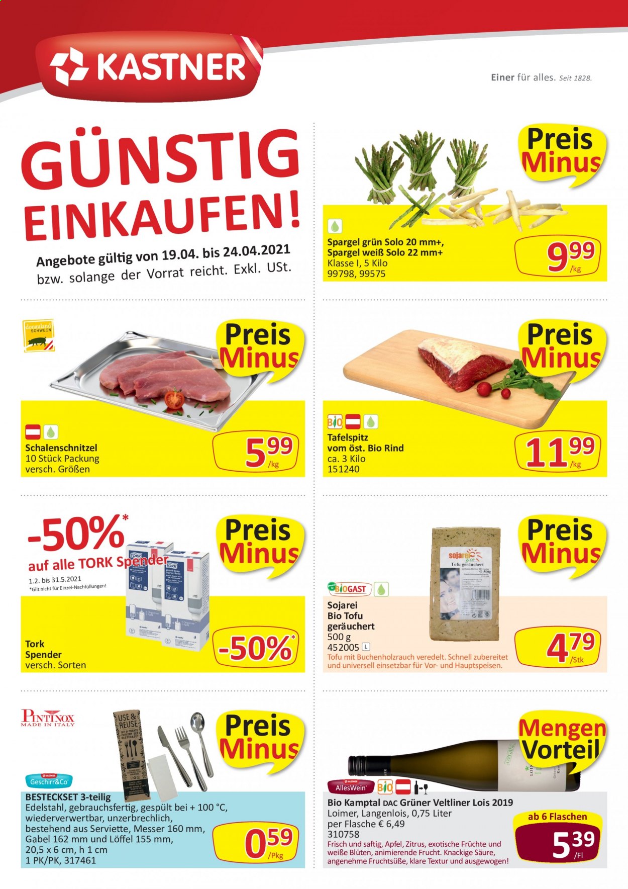 Angebote KASTNER - 19.4.2021 - 24.4.2021. Seite 1