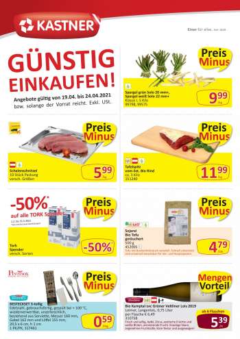 Angebote KASTNER - 19.4.2021 - 24.4.2021.