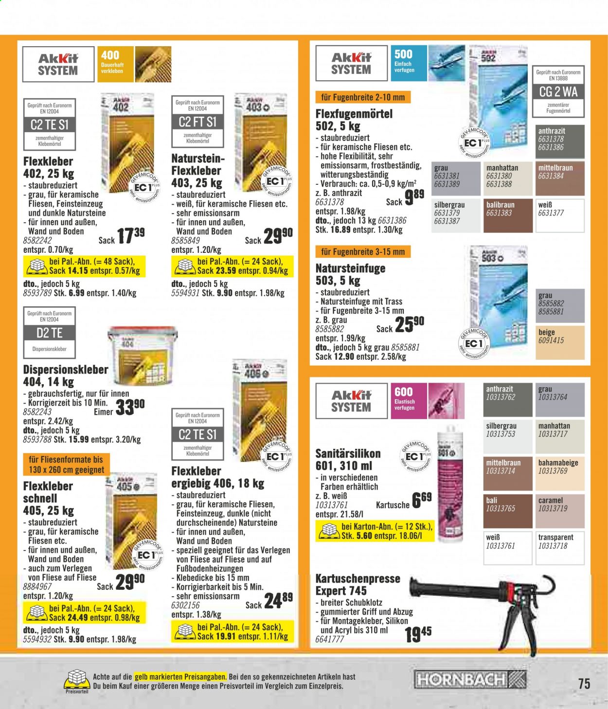 Angebote Hornbach - 22.4.2021 - 19.5.2021. Seite 75