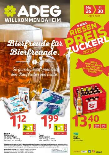 Angebote ADEG - 26.4.2021 - 30.4.2021.