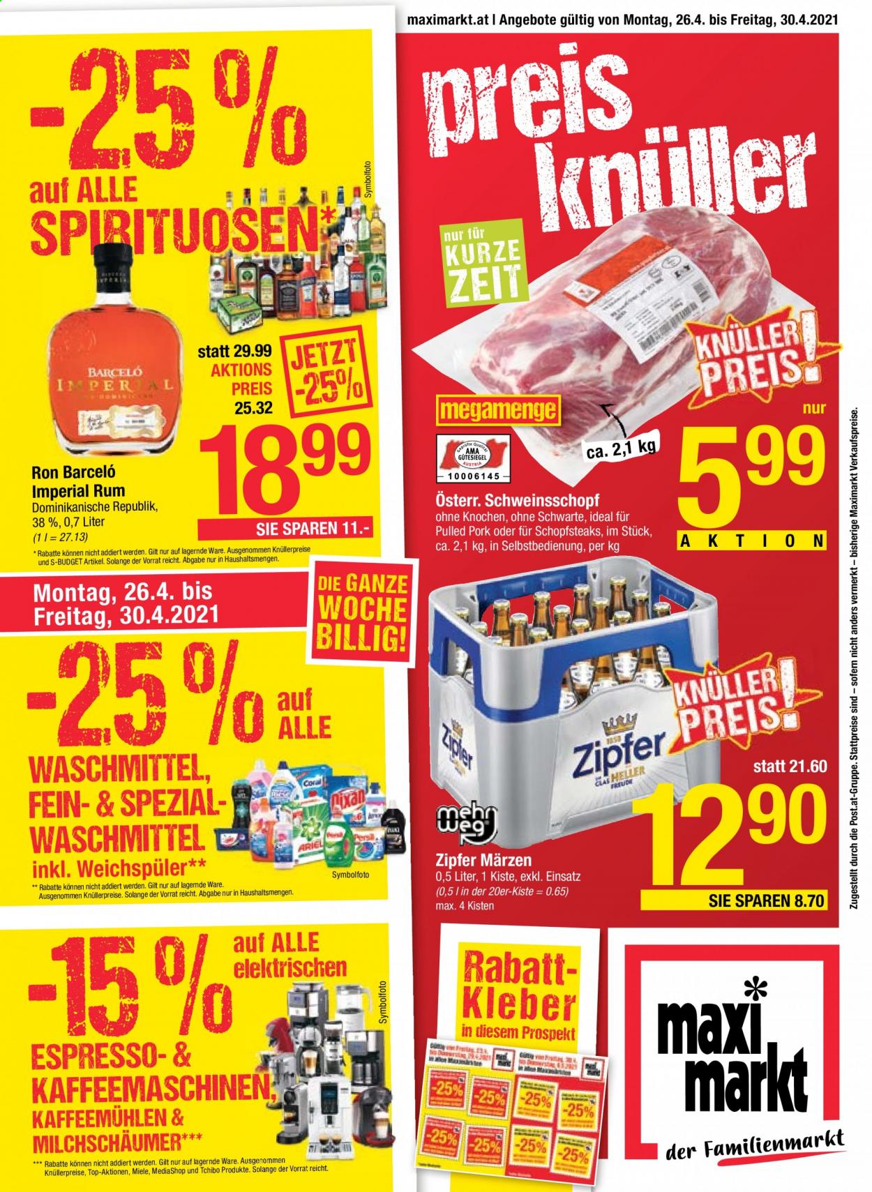 Angebote Maximarkt - 26.4.2021 - 30.4.2021. Seite 1