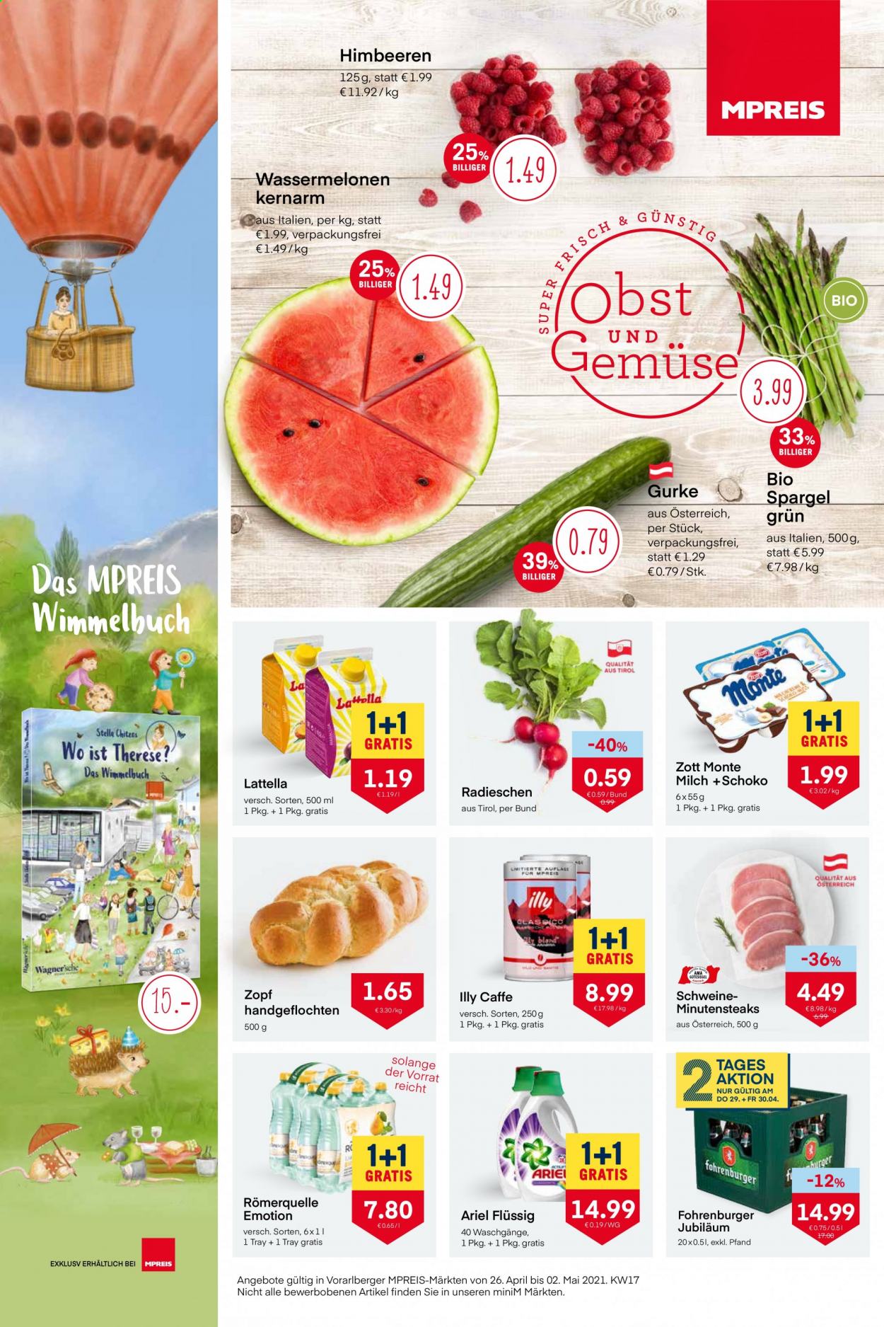 Angebote MPREIS - 26.4.2021 - 2.5.2021. Seite 1