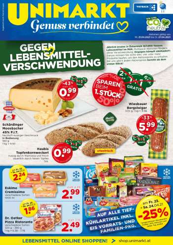 Angebote UNIMARKT - 21.4.2021 - 27.4.2021.