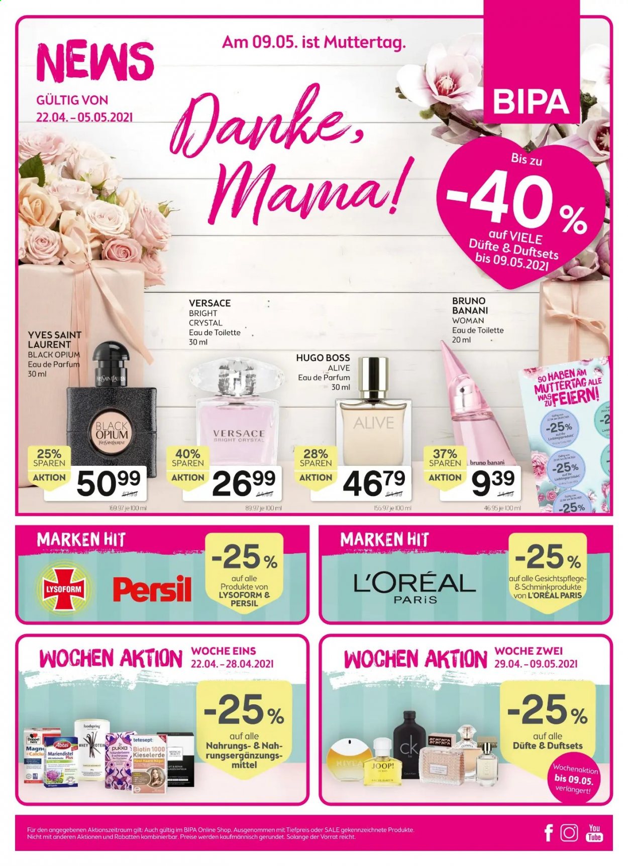 Angebote Bipa - 22.4.2021 - 5.5.2021. Seite 1