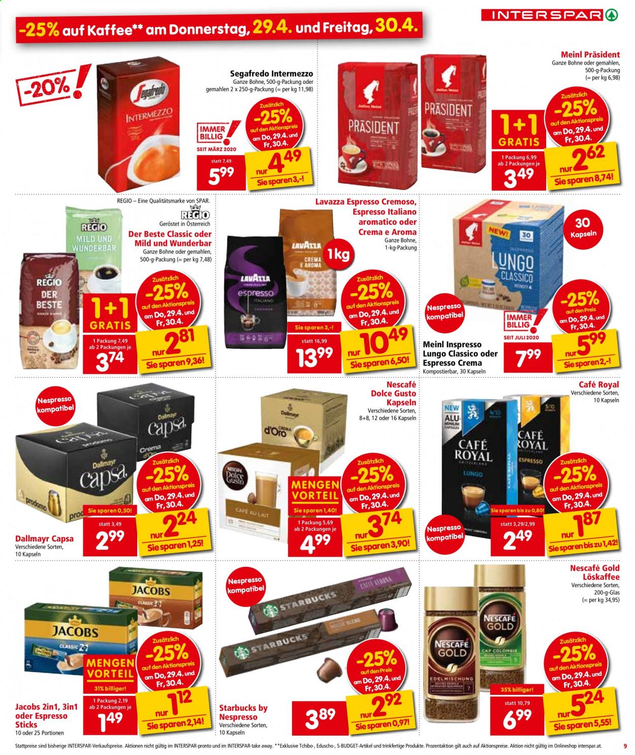 Angebote INTERSPAR - 29.4.2021 - 5.5.2021. Seite 9