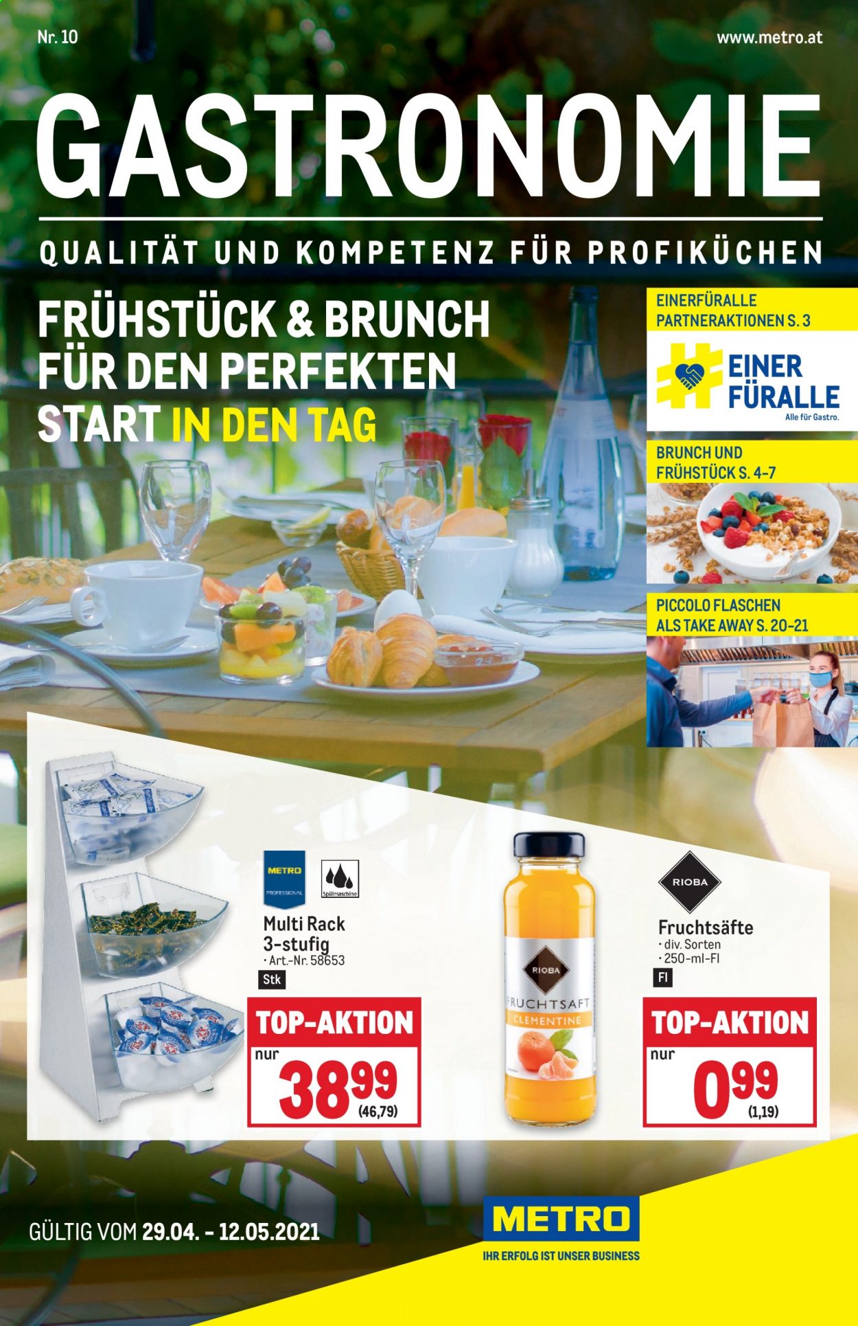Angebote Metro - 29.4.2021 - 12.5.2021. Seite 1