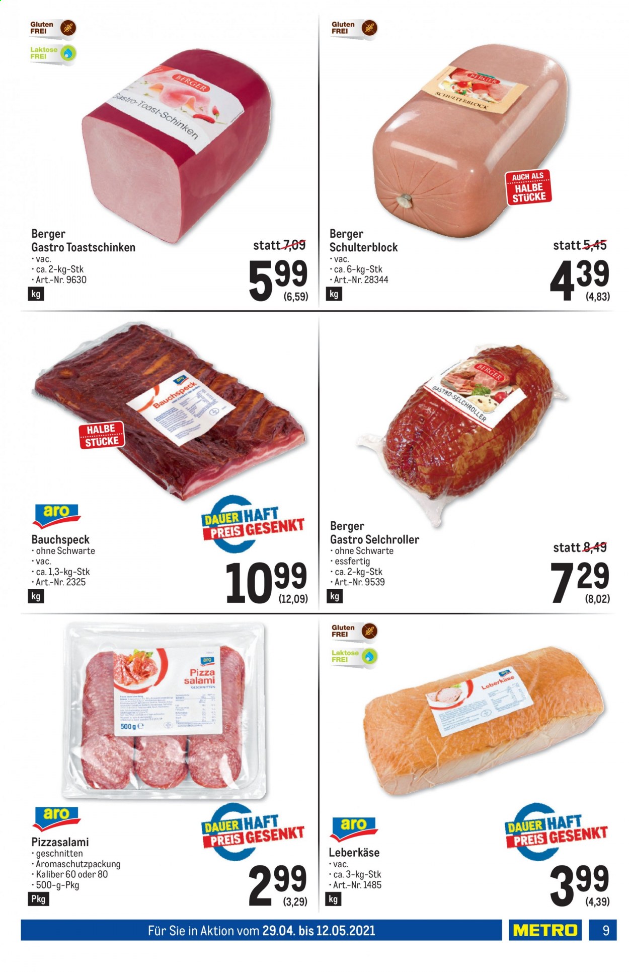 Angebote Metro - 29.4.2021 - 12.5.2021. Seite 9