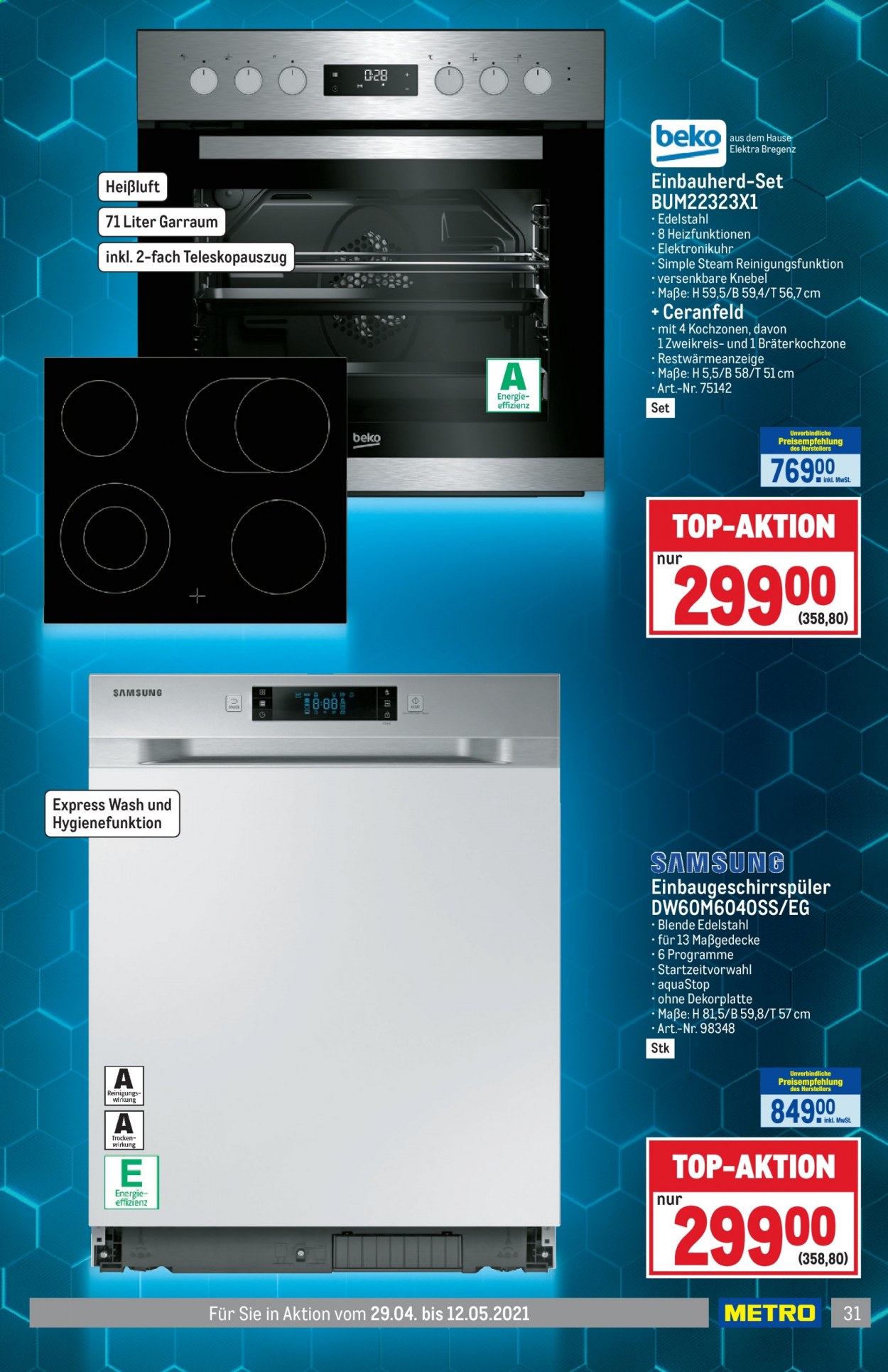Angebote Metro - 29.4.2021 - 12.5.2021. Seite 31