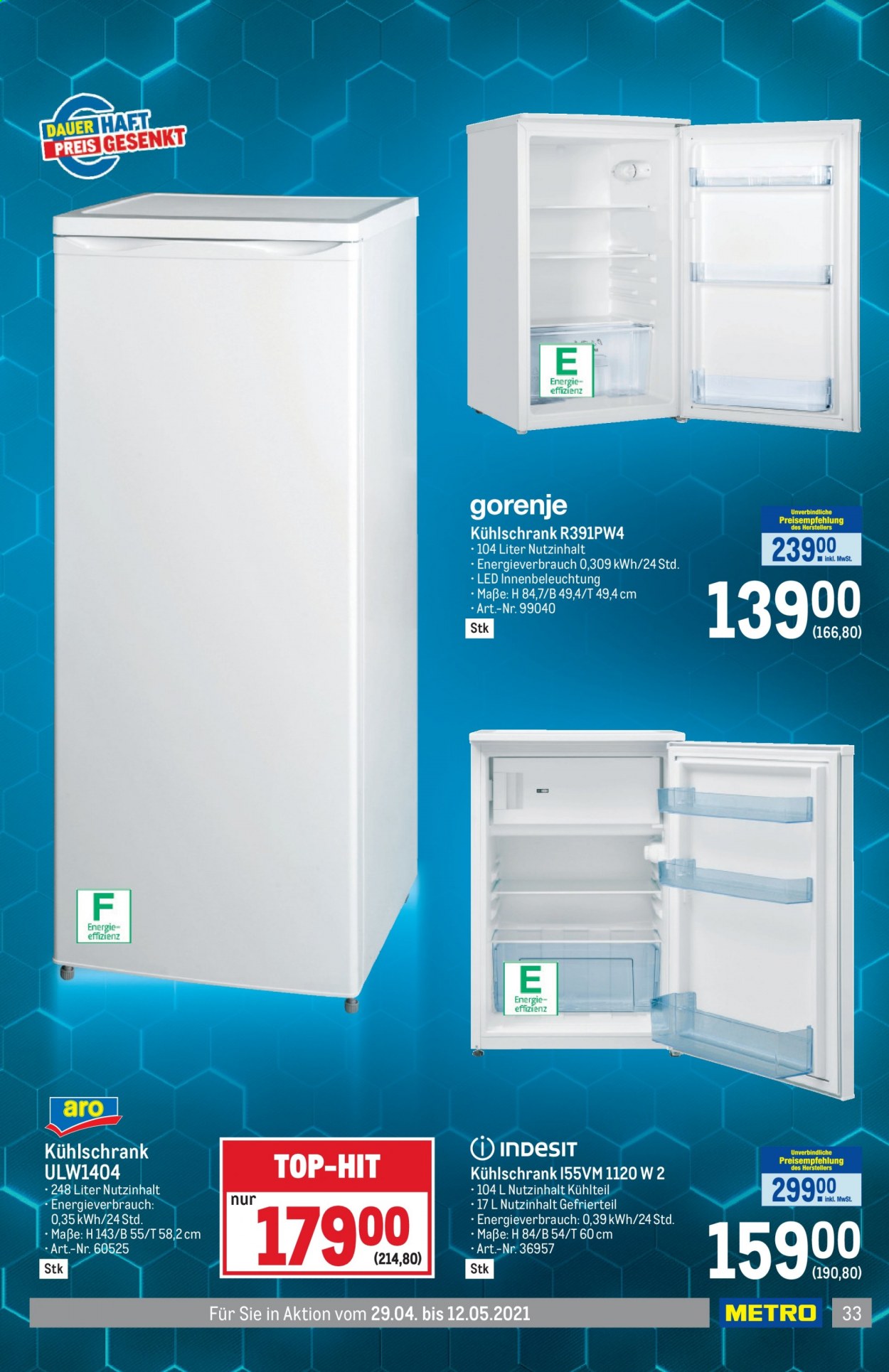Angebote Metro - 29.4.2021 - 12.5.2021. Seite 33