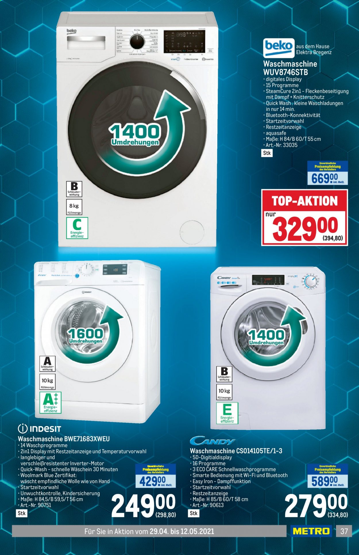 Angebote Metro - 29.4.2021 - 12.5.2021. Seite 37