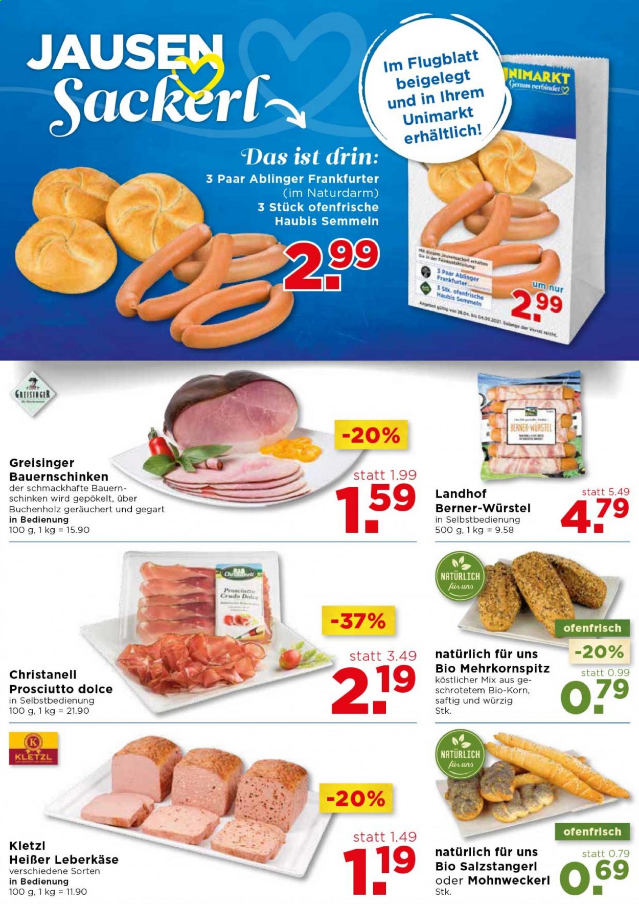 Angebote UNIMARKT - 28.4.2021 - 4.6.2021. Seite 3