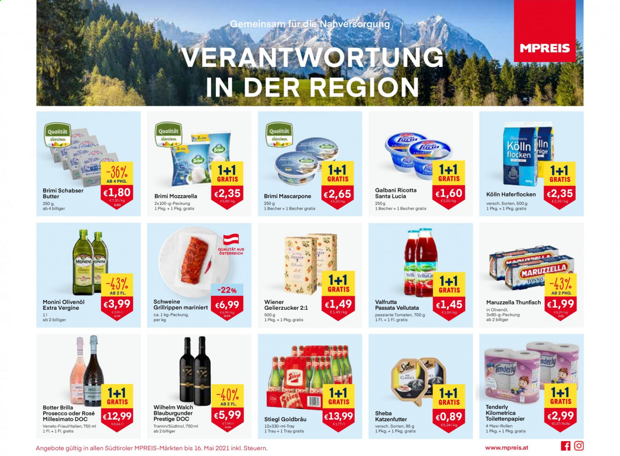 Angebote MPREIS - 3.5.2021 - 16.5.2021. Seite 1