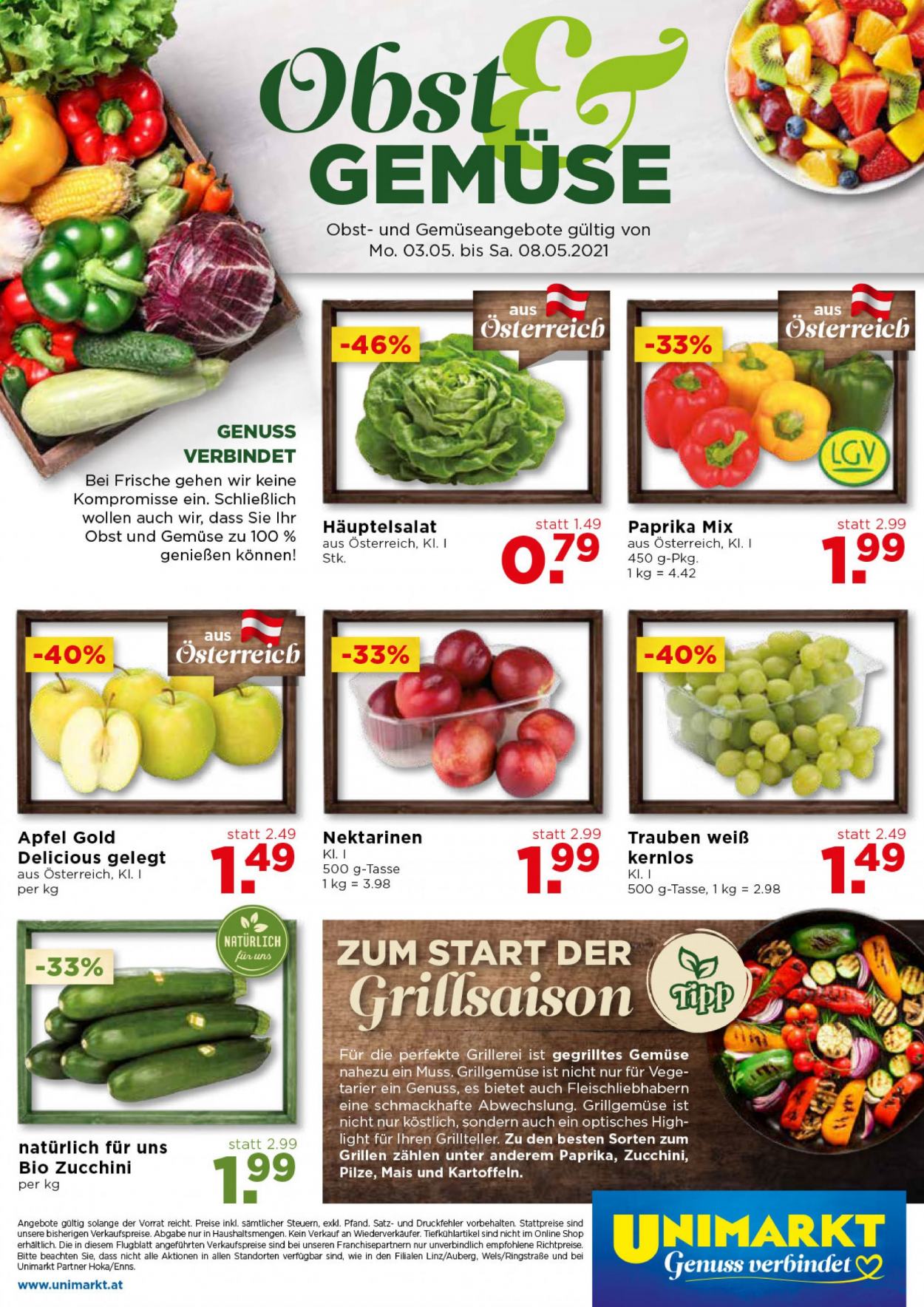 Angebote UNIMARKT - 5.5.2021 - 11.5.2021. Seite 16
