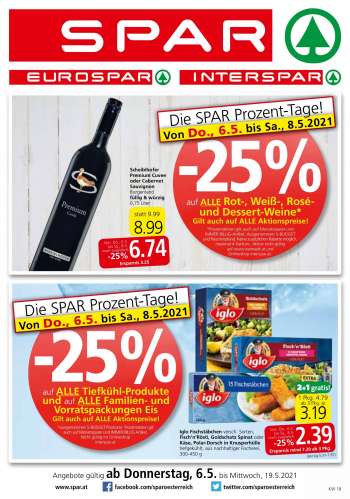 Angebote INTERSPAR - 6.5.2021 - 19.5.2021.