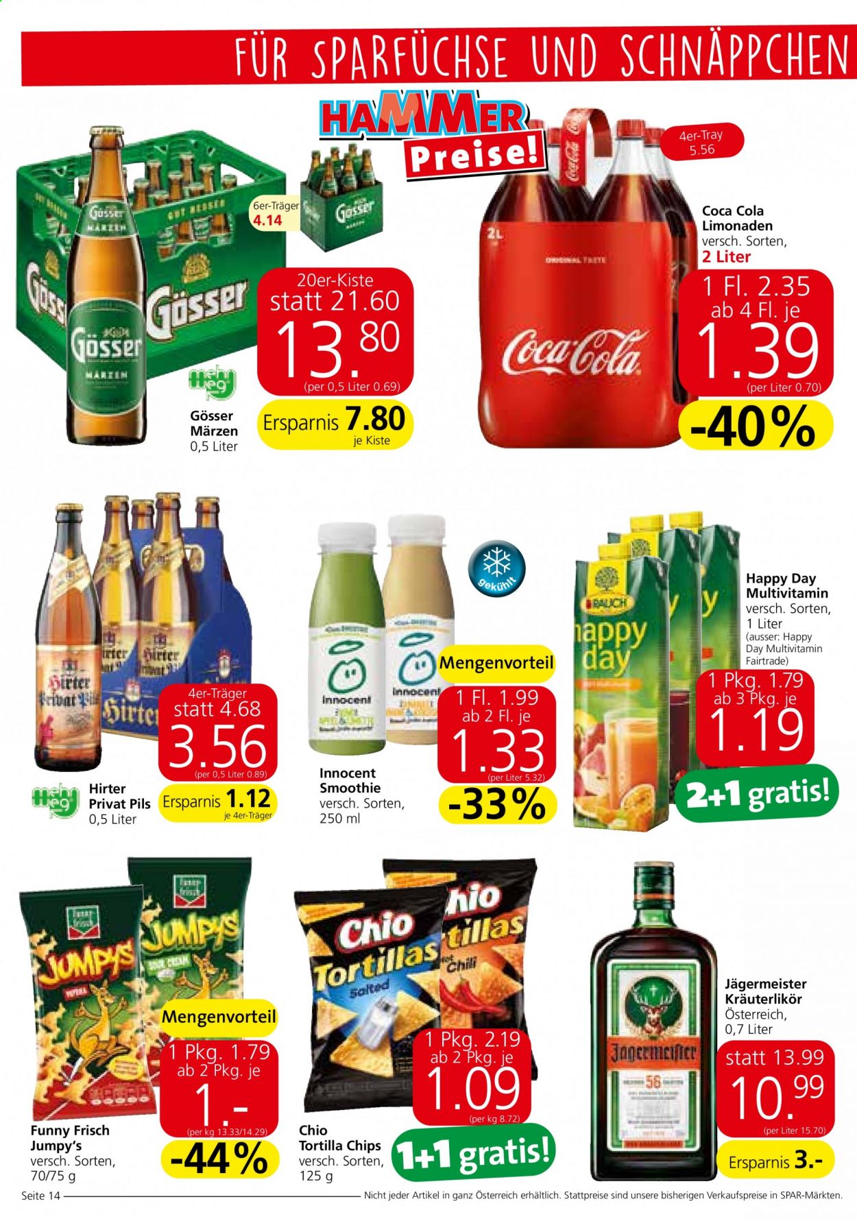 Angebote INTERSPAR - 6.5.2021 - 19.5.2021. Seite 14