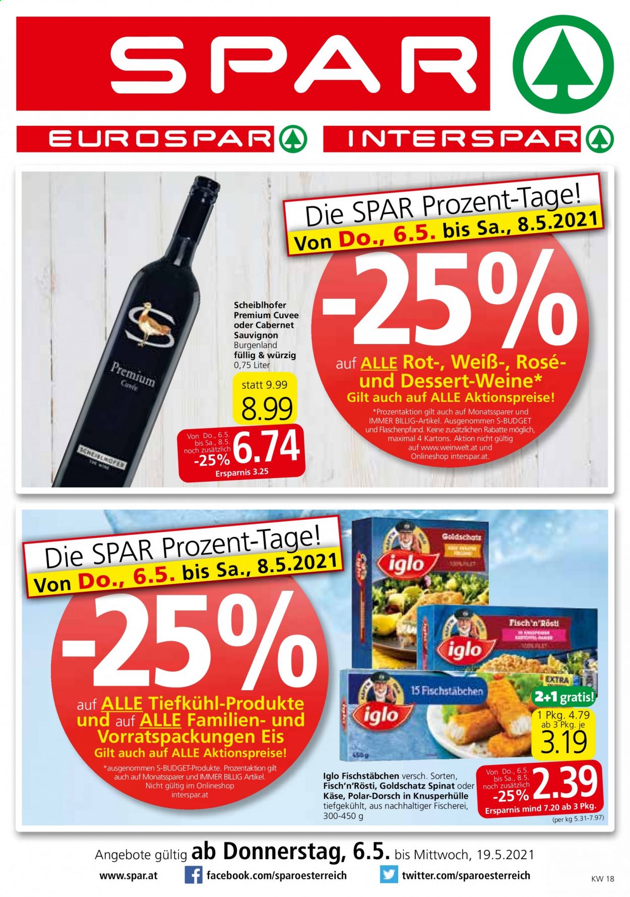 Angebote INTERSPAR - 6.5.2021 - 19.5.2021. Seite 1