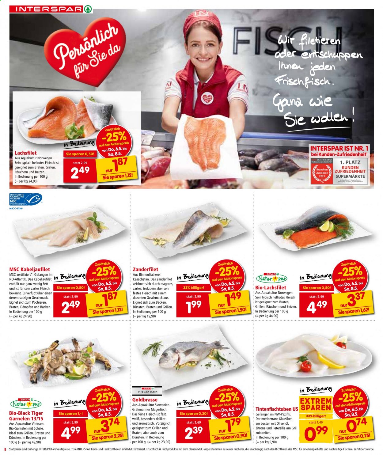 Angebote INTERSPAR - 6.5.2021 - 19.5.2021. Seite 8