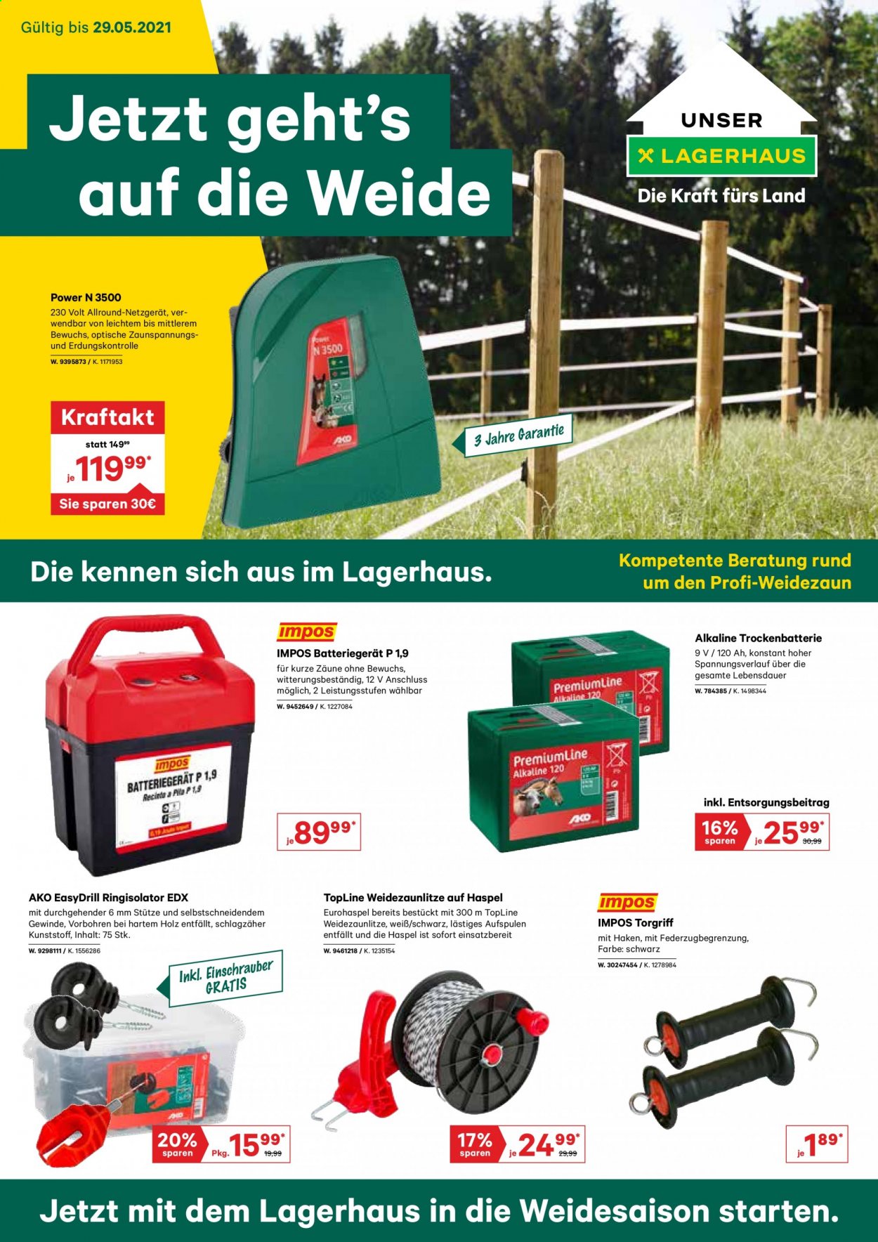 Angebote Lagerhaus - 7.5.2021 - 29.5.2021. Seite 1