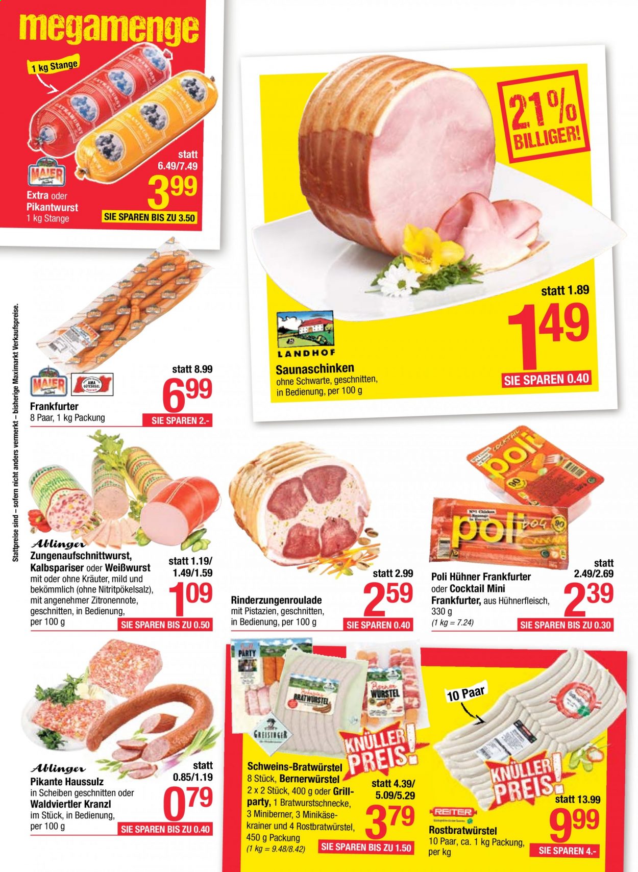 Angebote Maximarkt - 10.5.2021 - 15.5.2021. Seite 14