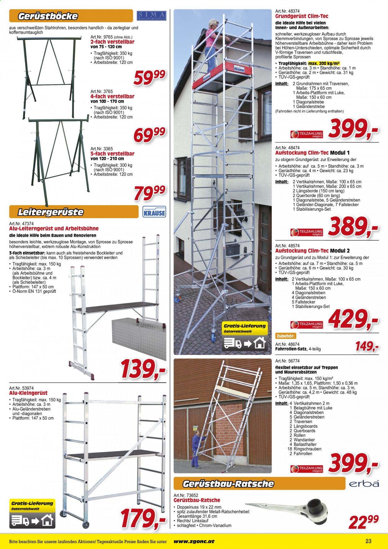Angebote Zgonc - 9.5.2021 - 31.10.2021. Seite 23