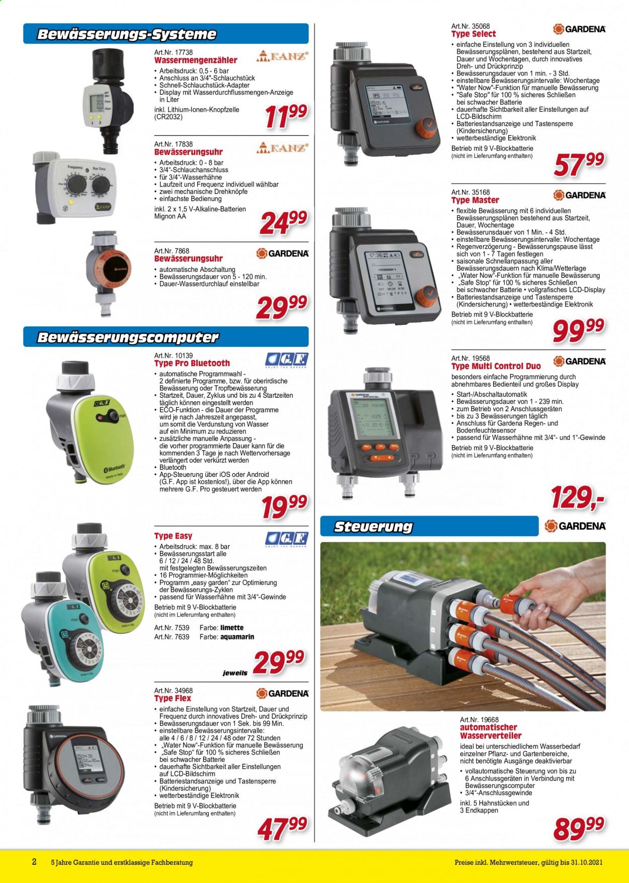 Angebote Zgonc - 9.5.2021 - 31.10.2021. Seite 2