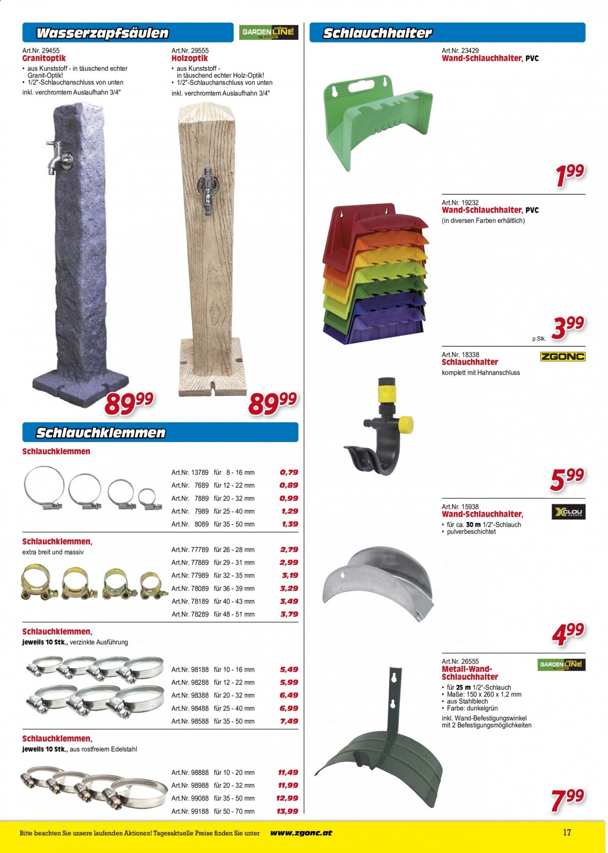 Angebote Zgonc - 9.5.2021 - 31.10.2021. Seite 17