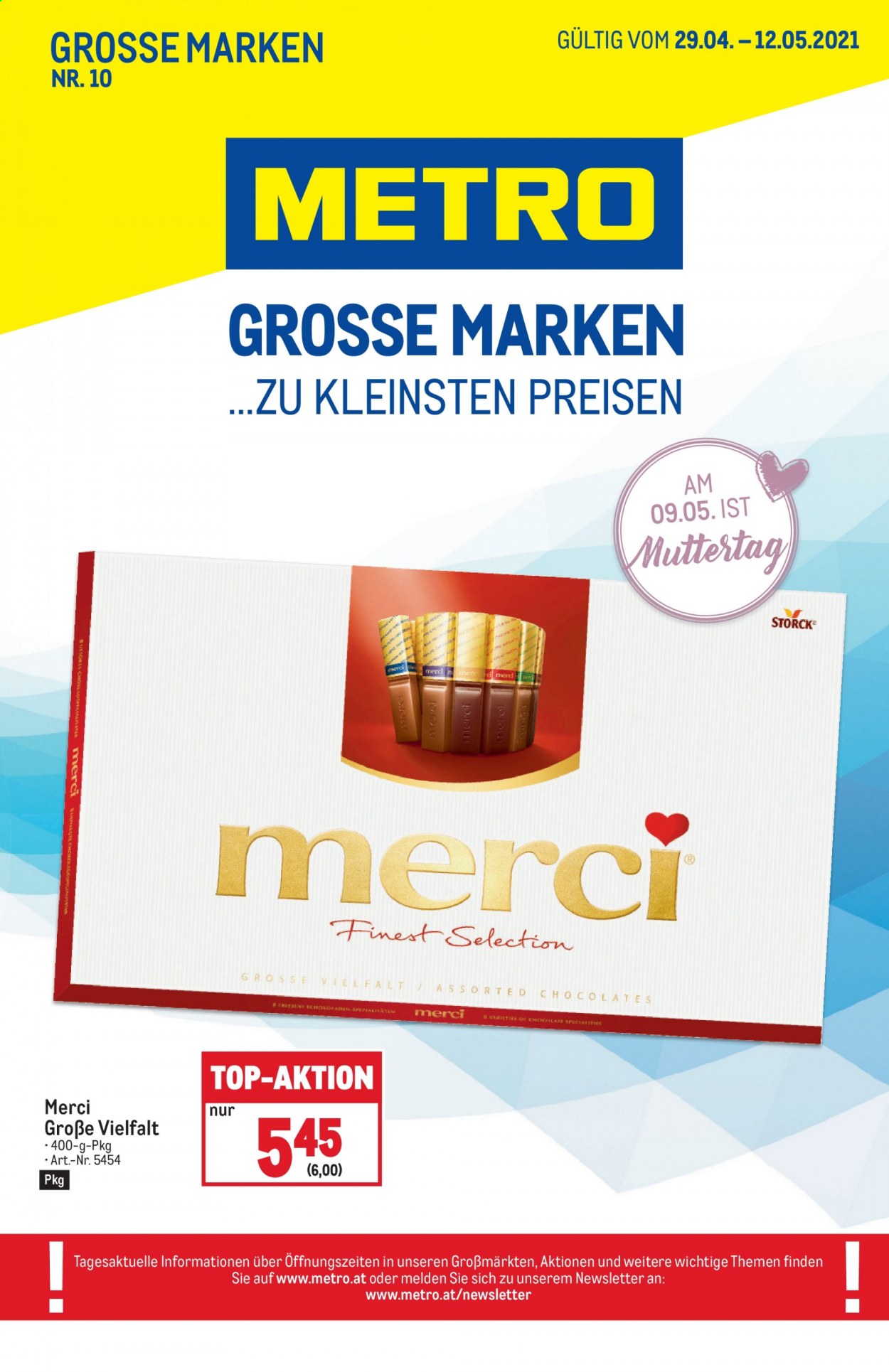 Angebote Metro - 29.4.2021 - 12.5.2021. Seite 1