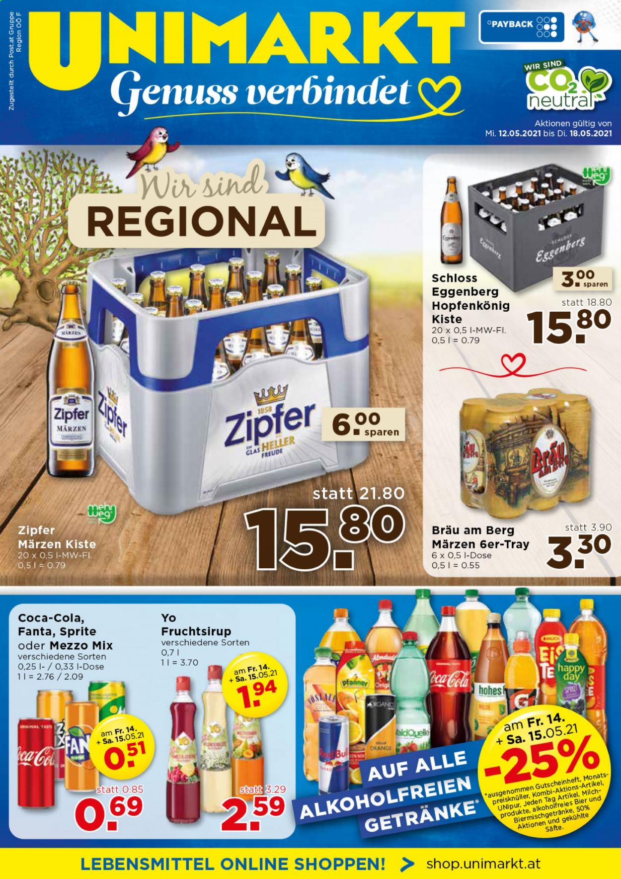 Angebote UNIMARKT - 12.5.2021 - 18.5.2021. Seite 1
