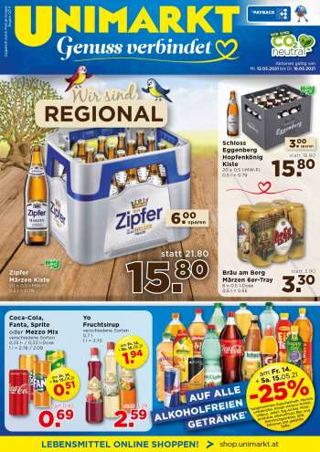 Angebote UNIMARKT - 12.5.2021 - 18.5.2021.