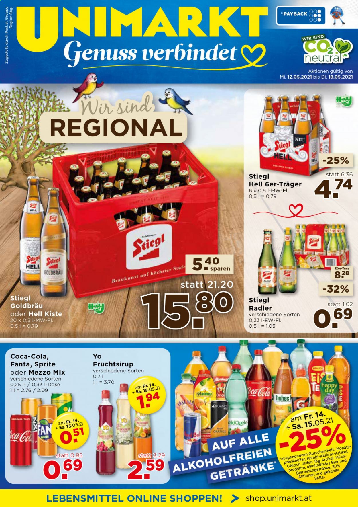 Angebote UNIMARKT - 12.5.2021 - 18.5.2021. Seite 1