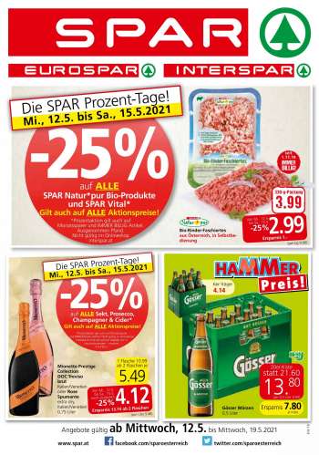 Angebote INTERSPAR - 12.5.2021 - 19.5.2021.